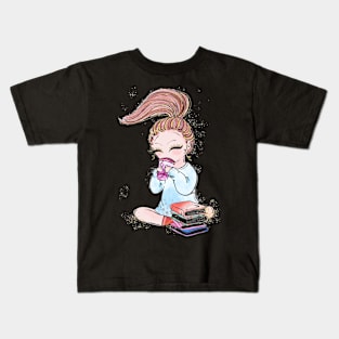 Reading and Coffee Kids T-Shirt